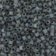 Miyuki Delica 11/0 DB0081 - Grey Lined Crystal AB