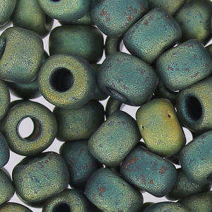 Rocaille Miyuki 6/0 2008 - Metallic Patina Iris Mat