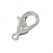 Chiusure moschettone 12 mm Rodiato x5