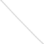 Catena maglia intrecciata 1.1 mm Argento 925 x50 cm|raw }}