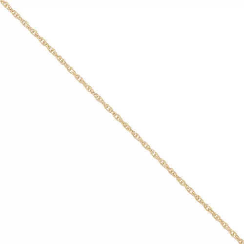 Catena maglia intrecciata 1.1 mm Placcato oro x50 cm
