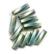 Bugles Twist Miyuki 6 mm TW-2008 - Met Patina Iris Mat x10g