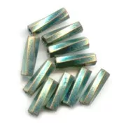 Bugles Twist Miyuki 6 mm TW-2008 - Met Patina Iris Mat x10g