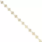 Catena ciondoli 5 mm dorato x50cm