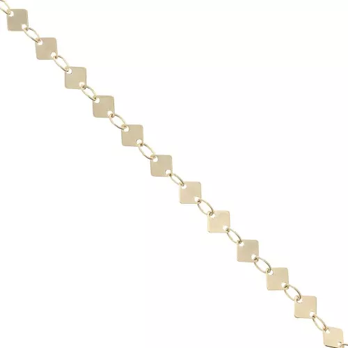 Catena ciondoli 5 mm dorato x50cm