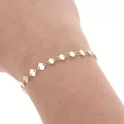 Catena ciondoli 5 mm dorato x50cm