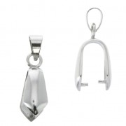 Ganci per pendenti/ciondoli 22 mm rodio x1