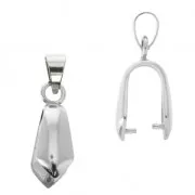 Ganci per pendenti/ciondoli 22 mm rodio x1