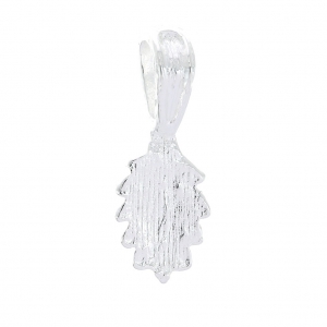 Gancio pendente da incollare 25 mm Placcatura argento fino x1