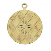 Medaglie con croce 17 mm oro x4|raw }}