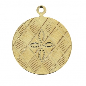 Medaglie con croce 17 mm oro x4