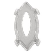 Castone navette PureCrystal mm. 10x5 Rhodié