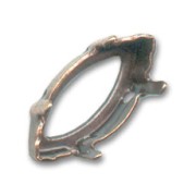 Castone navette PureCrystal mm. 15x7 ramato|raw }}