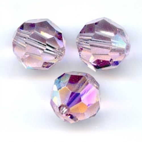 PureCrystal 5000 Perla rotonda da 8 mm - Ametista chiara AB x1