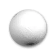 Tonde in legno mm. 15 Bianco x5