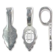 Gancio pendente da incollare mm. 25 argentato x1|raw }}