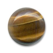 Cabochon tondo mm. 15 Occhio di Tigre|raw }}