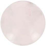 Cabochon tondo mm. 15 Quartzo Rosa|raw }}
