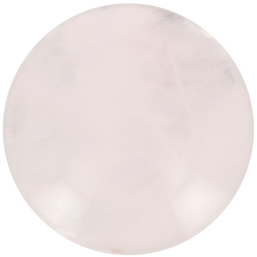 Cabochon tondo mm. 15 Quartzo Rosa