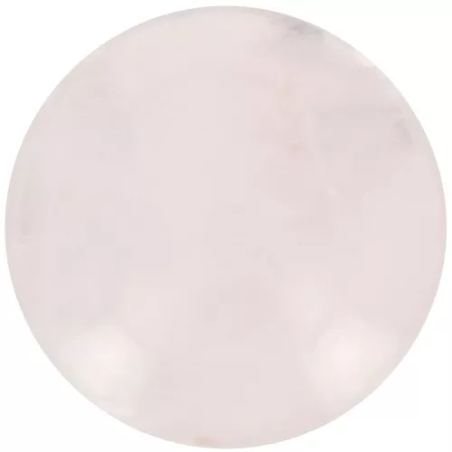 Cabochon tondo mm. 15 Quartzo Rosa