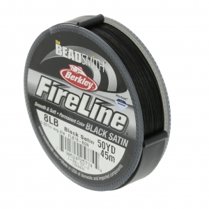 Filo Fireline nylon intrecciato mm. 0.17 (8LB) Black Satin x m. 45