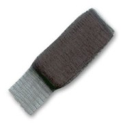 Organza Metallica mm. 20 nero x m. 1