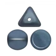 Perle in vetro Ilos® par Puca® 5x5 mm Blue Metallic Mat x10g