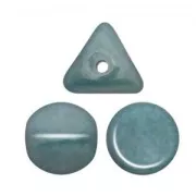 Perle in vetro Ilos® par Puca® 5x5 mm Opaque Blue Ceramic Look x10g