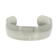 Bracciale bombato 19x150 mm da decorare in acciaio inox 316 x1|raw }}