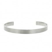 Bracciale piatto 6x150 mm da decorare in acciaio inox 316 x1|raw }}