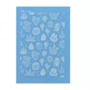 Silk Screen Moiko per pasta polimerica 74x105 mm - Cactus 10.49