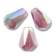 Perla a forma di pera sfaccettate 7x5 mm - Ametista chiara AB x25