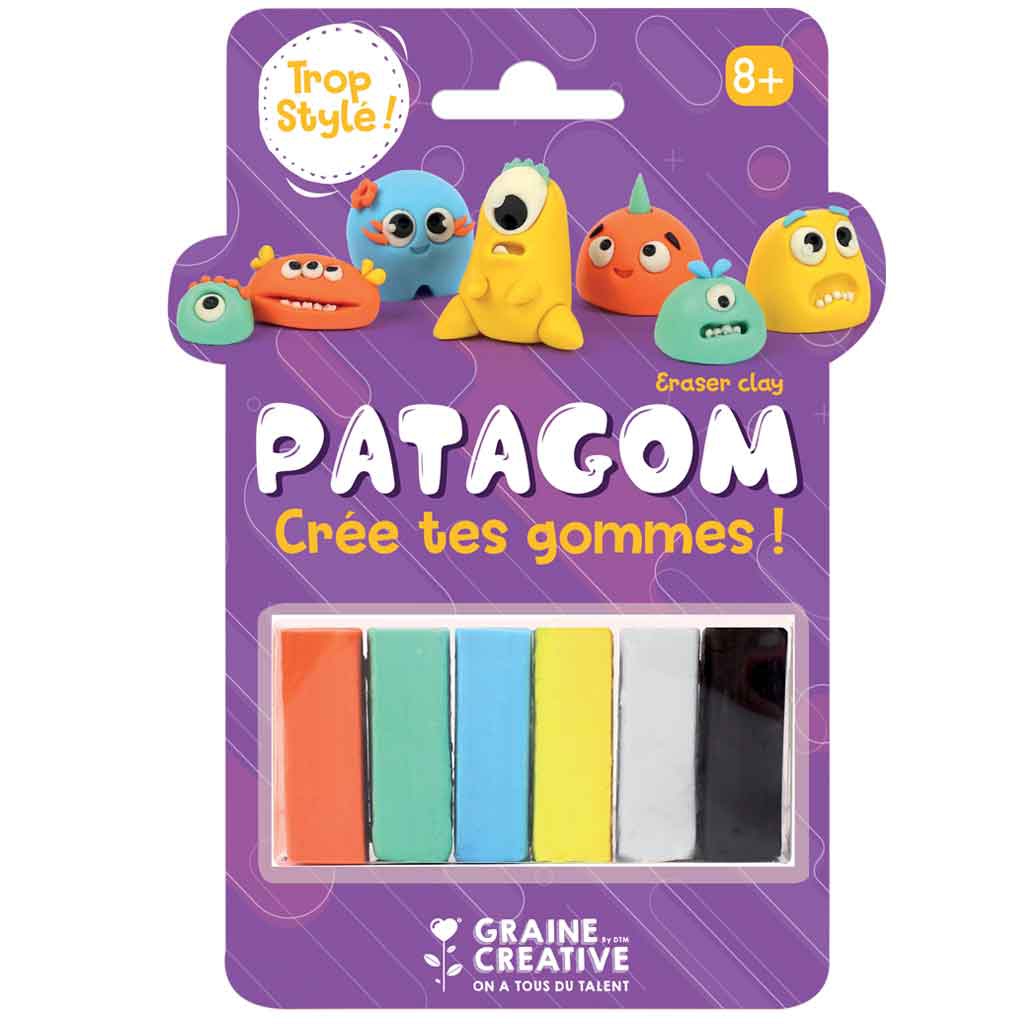 Pasta Da Modellare Patagom Per Creare Delle Gomme 6 Panetti Mostri X1 Perles Co