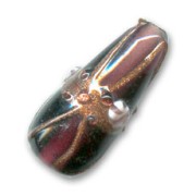 Pera Aventurina mm. 32x15 Amethyst x1|raw }}