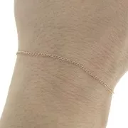 Catena maglia Rombo mm. 1.1 Gold filled Rosa x 1 m