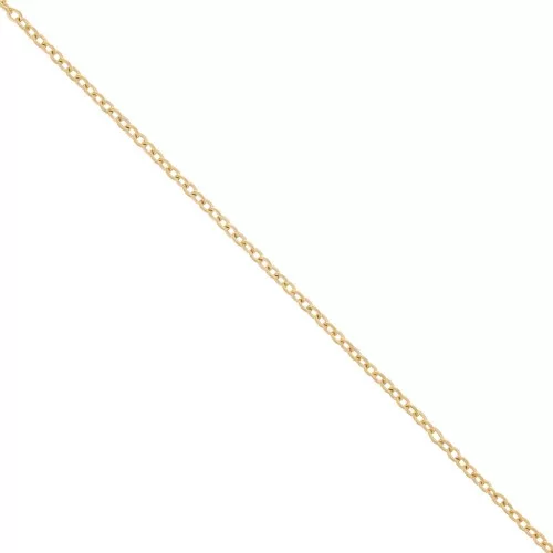 Catena maglia Forzatina 2mm acciaio inox dorato x10m