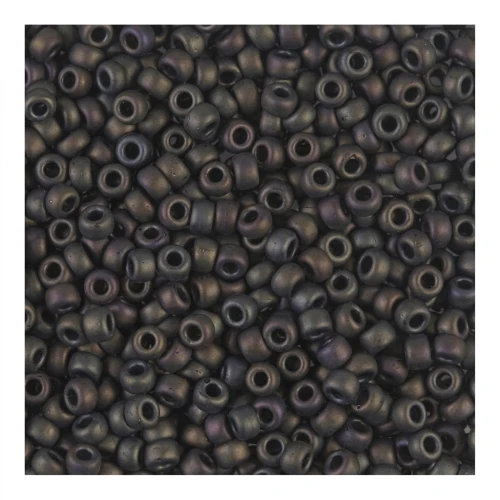 Rocaille Miyuki 11/0 2013 - Metallic Dark Olivine Iris Mat