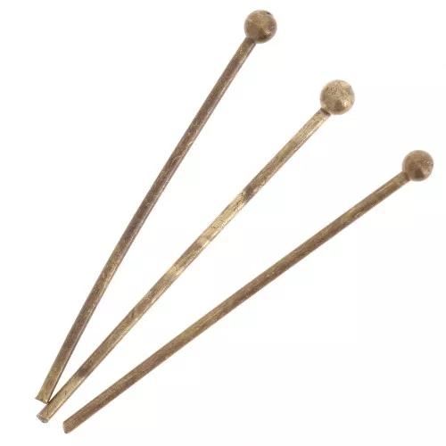 Chiodini pallina 27x0,8 mm bronzo x25