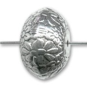 Tonda piatta CCB mm. 20x14 Argentato x 1