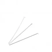 Chiodini testa piatta 2- 25x0.7 mm Placcatura argento fino x25