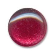 Cabochon con pagliuzze mm. 16 Ruby