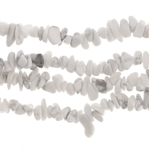 Perle di chips Howlite (Imitation) 8 - 11 mm x cm. 80