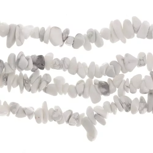 Perle di chips Howlite (Imitation) 8 - 11 mm x cm. 80
