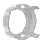 Castone PureCrystal 1122 Rivoli tondo mm. 10 argentato