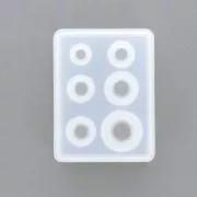Stampo in silicone per realizzare 6 sfere da 12 a 25 mm resina