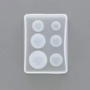 Stampo in silicone per realizzare 6 sfere da 12 a 25 mm resina