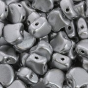 Perline in vetro Ginko Duo 2 fori 7.5x7.5 mm Labrador Mat x10g|raw }}