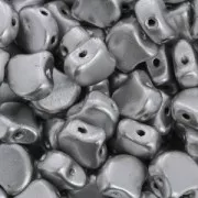 Perline in vetro Ginko Duo 2 fori 7.5x7.5 mm Labrador Mat x10g