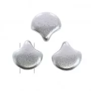 Perline in vetro Ginko Duo 2 fori 7.5x7.5 mm Labrador Mat x10g