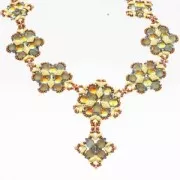 Cymbal Bead Substitute - Perlina in metallo per Gemduo 8x5mm Plaka Arg antico x1